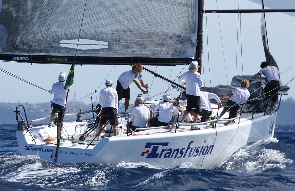 Transfusion heads downwind - Rolex Farr 40 World Championships © Crosbie Lorimer http://www.crosbielorimer.com